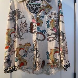 Cute multi colored shirt by Dizzie, Lizzie Tizzie, medium size